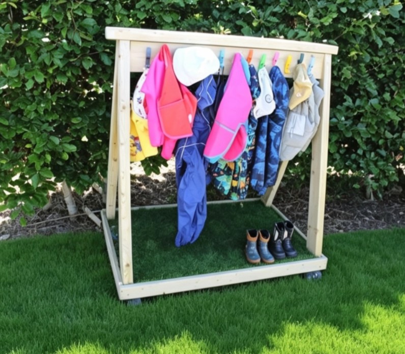 Coat & Wellie Stand