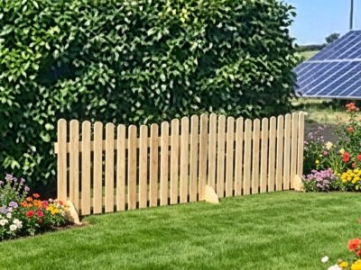 Wavy top Fence Panel
