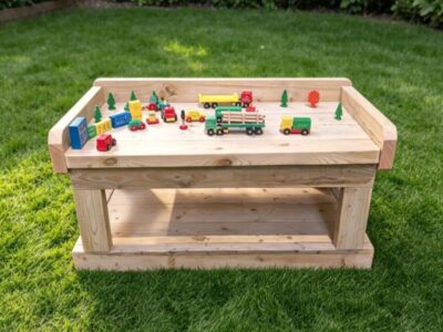 Solid Wooden Multi Use Free Play Bench
