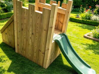 Toddler Climb and Play Castle Slide